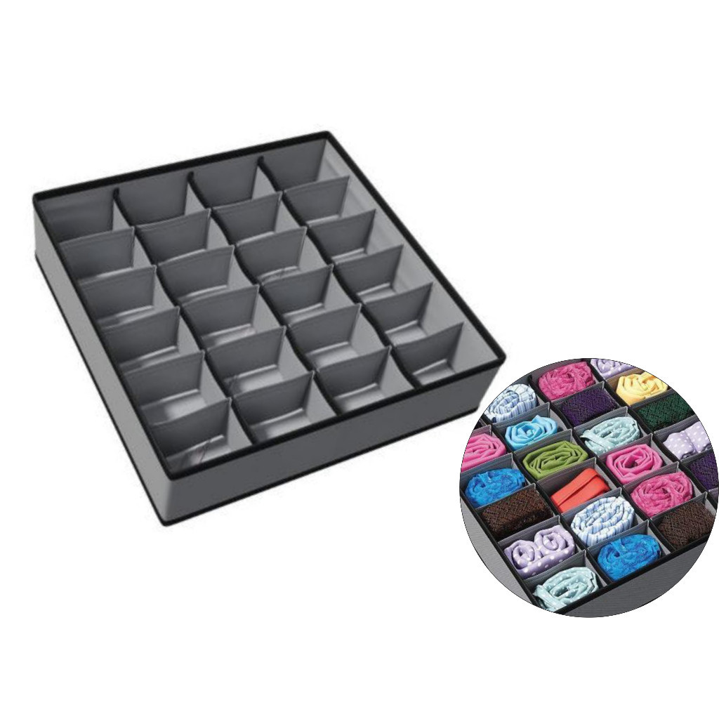 Organizador Dobrável 24 Compartimentos para Roupa