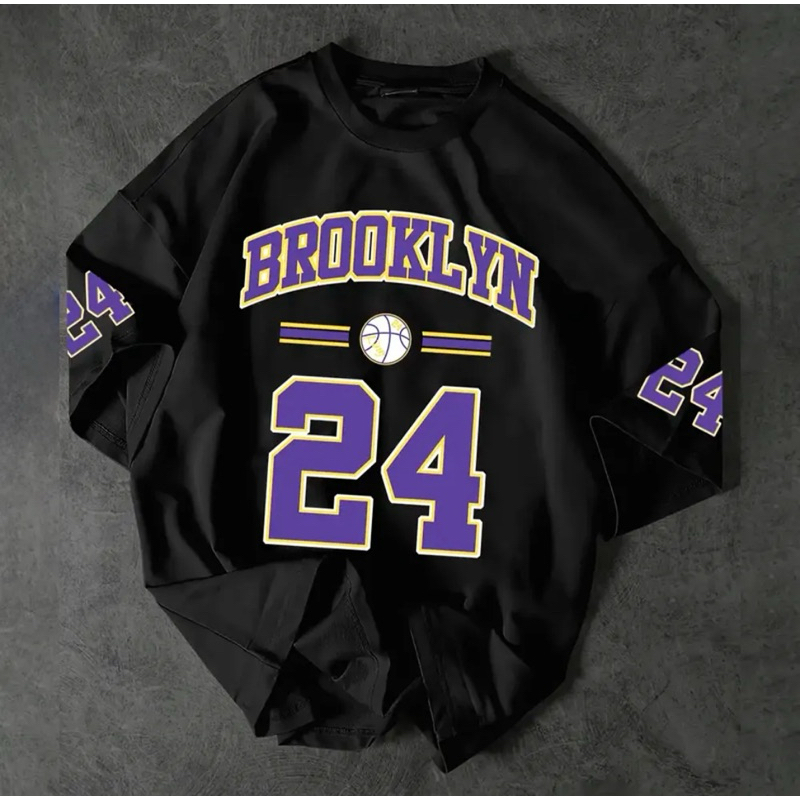 Camiseta Brooklyn 24 Unissex Estilo Jersey Basquet