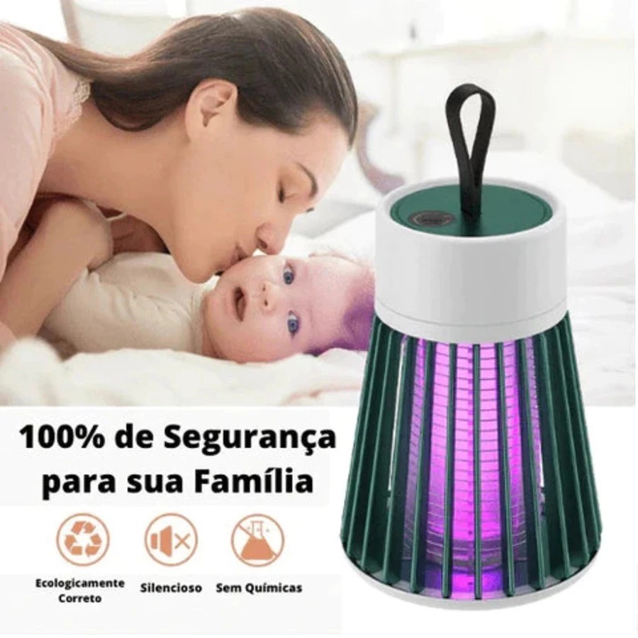 Luminária Led Mosquiteiro Sem Radiação Armadilh