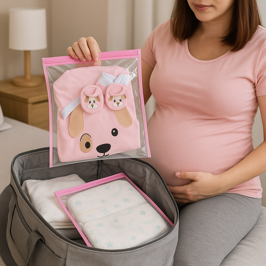 kit com 7 Saco Envelope Impermeável com Zíper pa