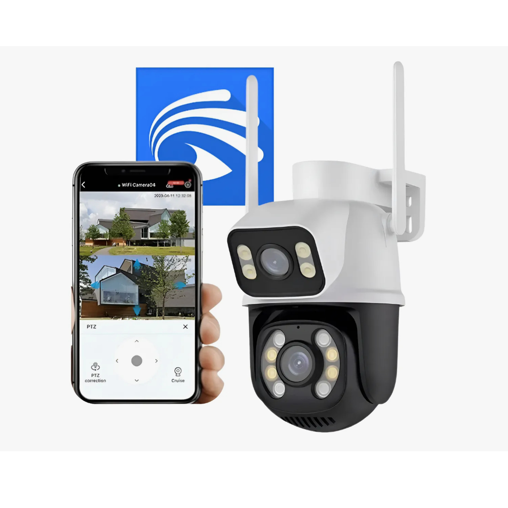 Camera Segurança A28b Lente Dupla 6mp Yoosee Cor 