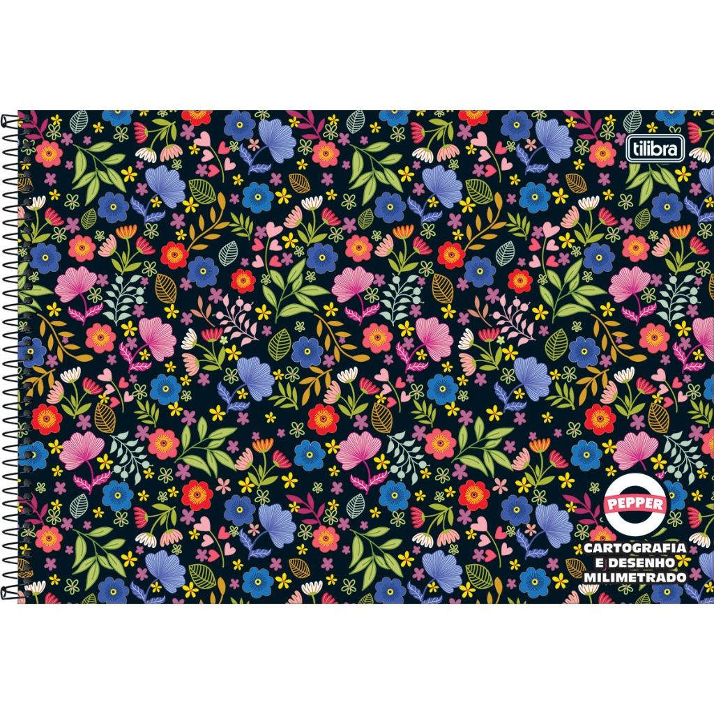 Caderno de Cartografia e Desenho Espiral Capa Dura