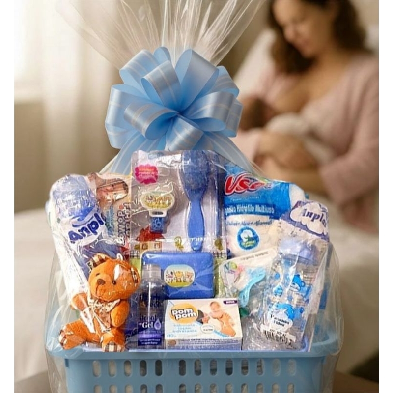 Kit bebê 15 itens Cesta presente maternidade Mama