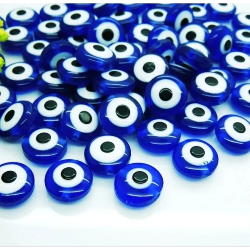 10 unidades olho grego 12mm colar pulseiras cordin