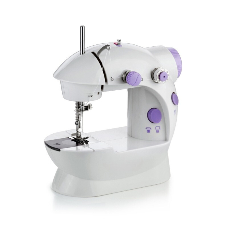 Mini Máquina De Costura Bivolt Com Pedal E Mesinh