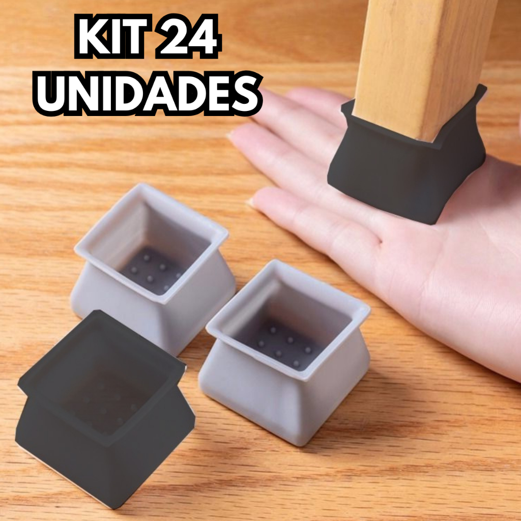 Kit 24 Protetor de Silicone Engrossado Para Pés d