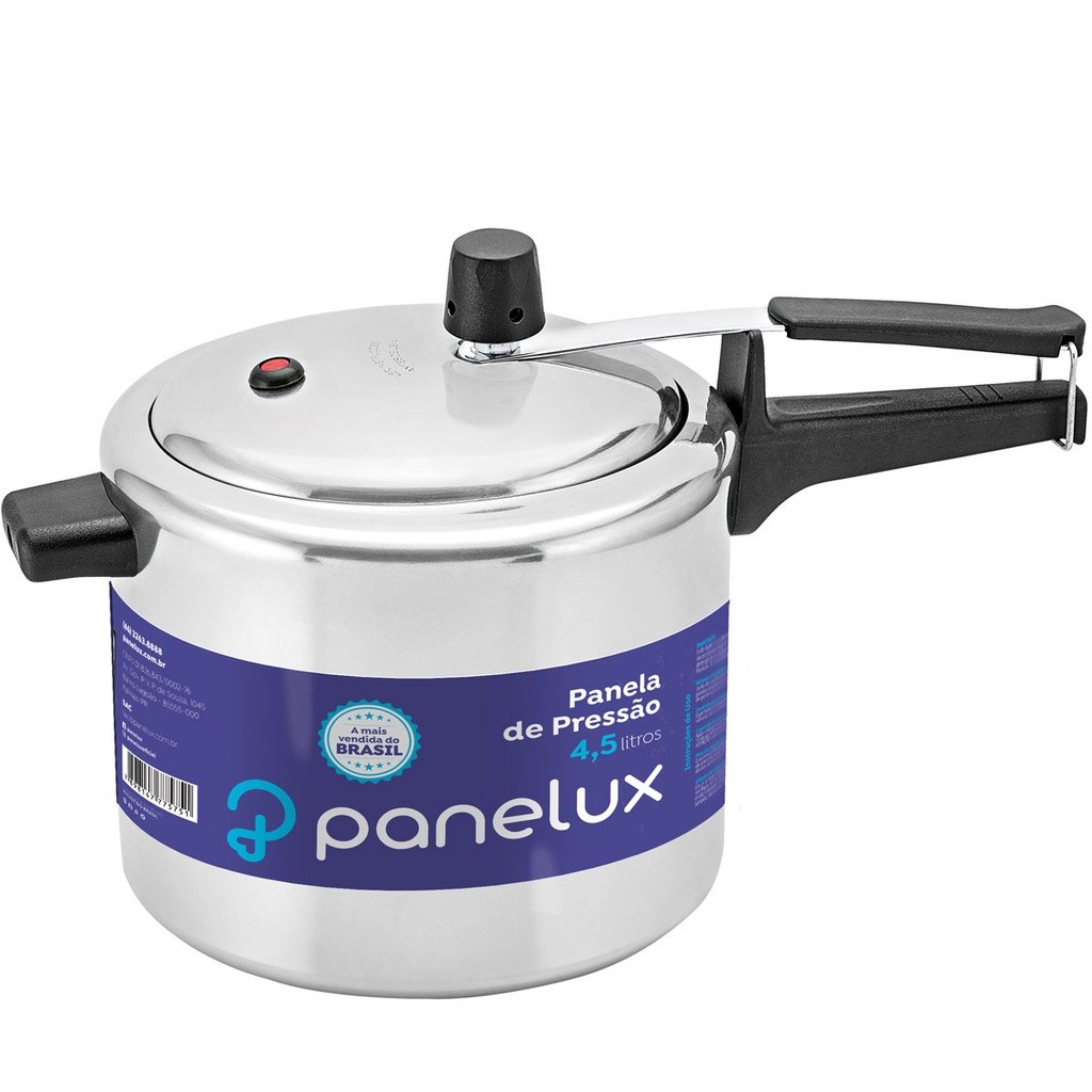 Panela de Pressão Panelux Classic Alumínio Polid