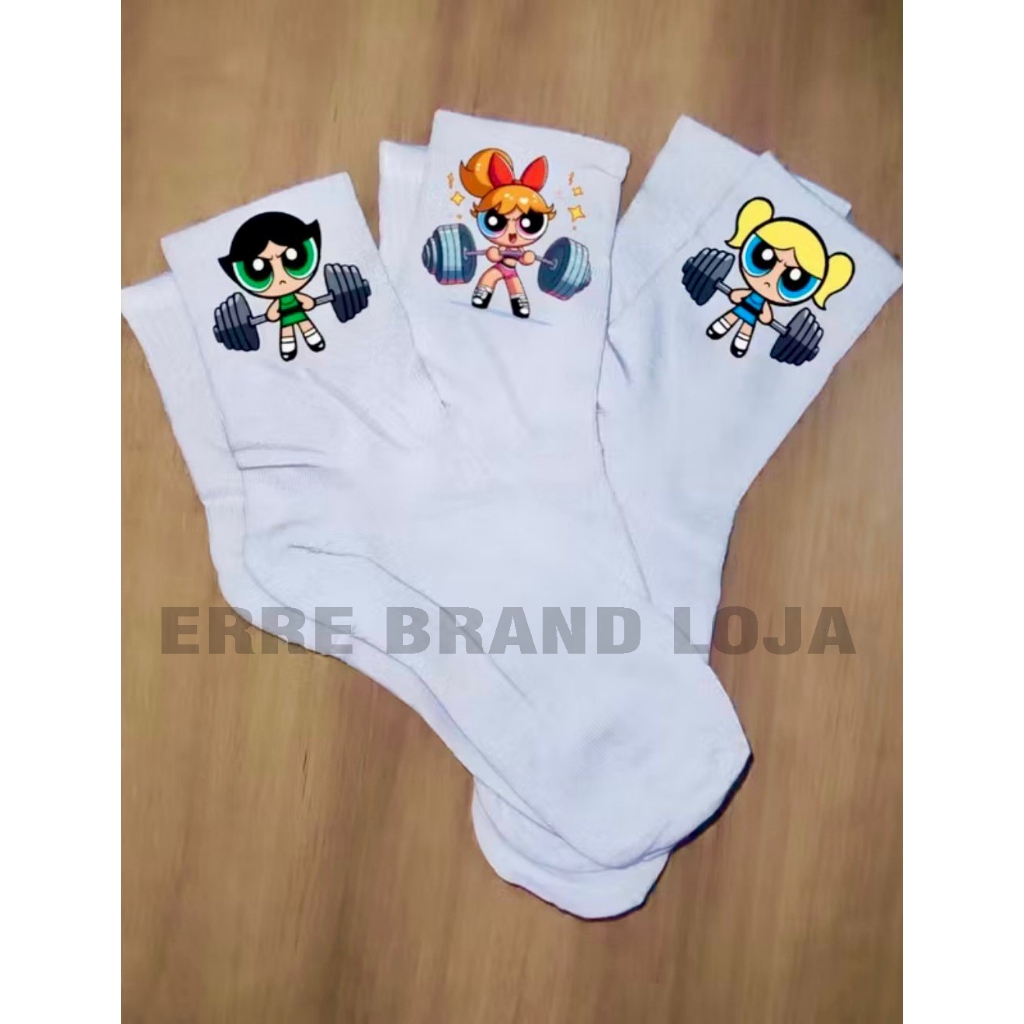 Kit 3 Pares de meias Meninas Maromba Academia Cros