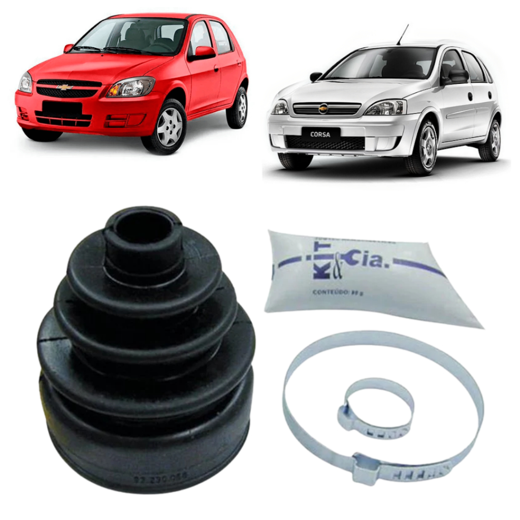 Kit Coifa Semi-Eixo Homocinética Lado Câmbio Cor