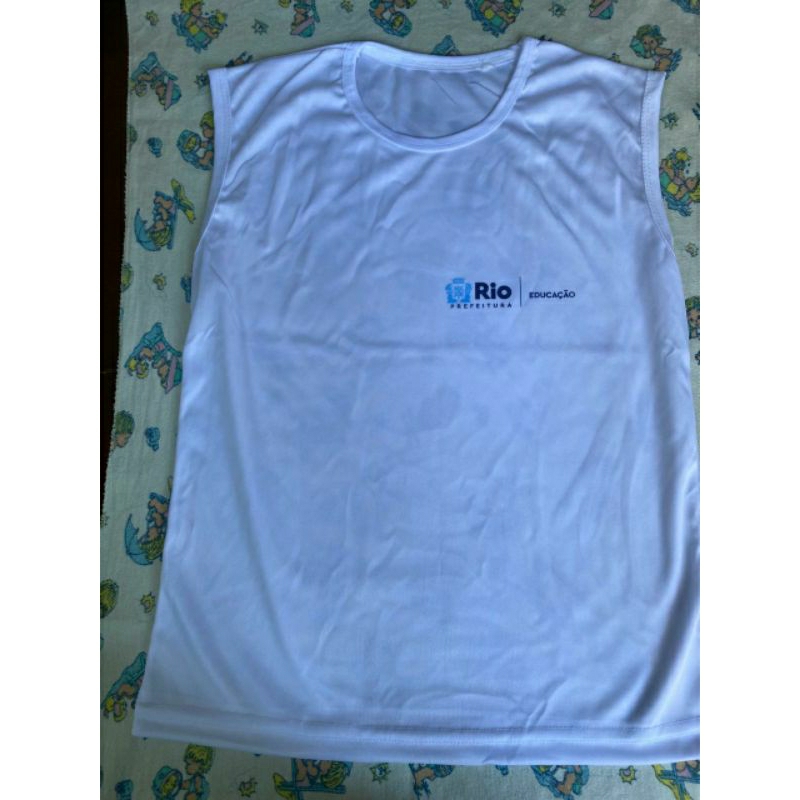 Kit 3 Blusas Escolar Municipal  RJ Sem Manga Infan