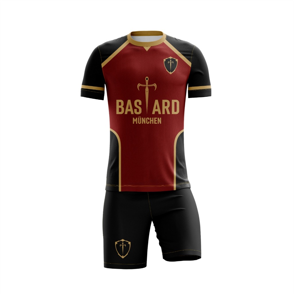 Kit Camiseta e Short Uniforme Bastard Munchen Anim