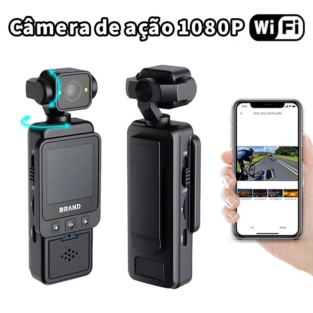 Câmera Esportiva 1080P WiFi À Prova dÁgua | Par