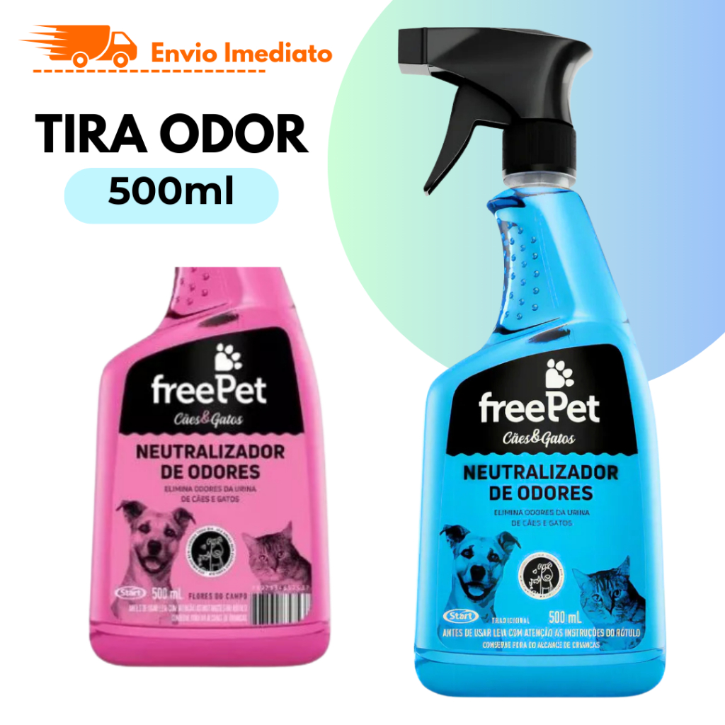 Neutralizador de Odor FreePet 500ml Elimina Cheiro