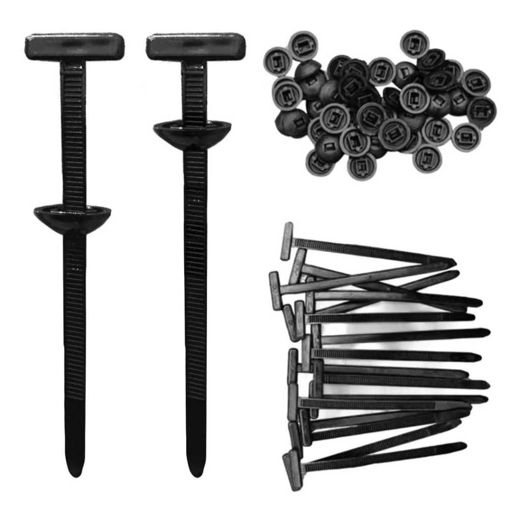 Kit 50 Unidades De Abraçadeiras Com Travamento Au