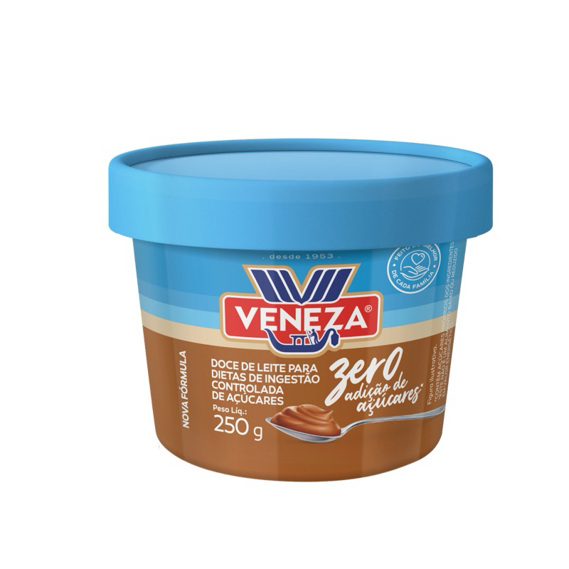 Doce de Leite Zero Adição de Açúcares 250g 