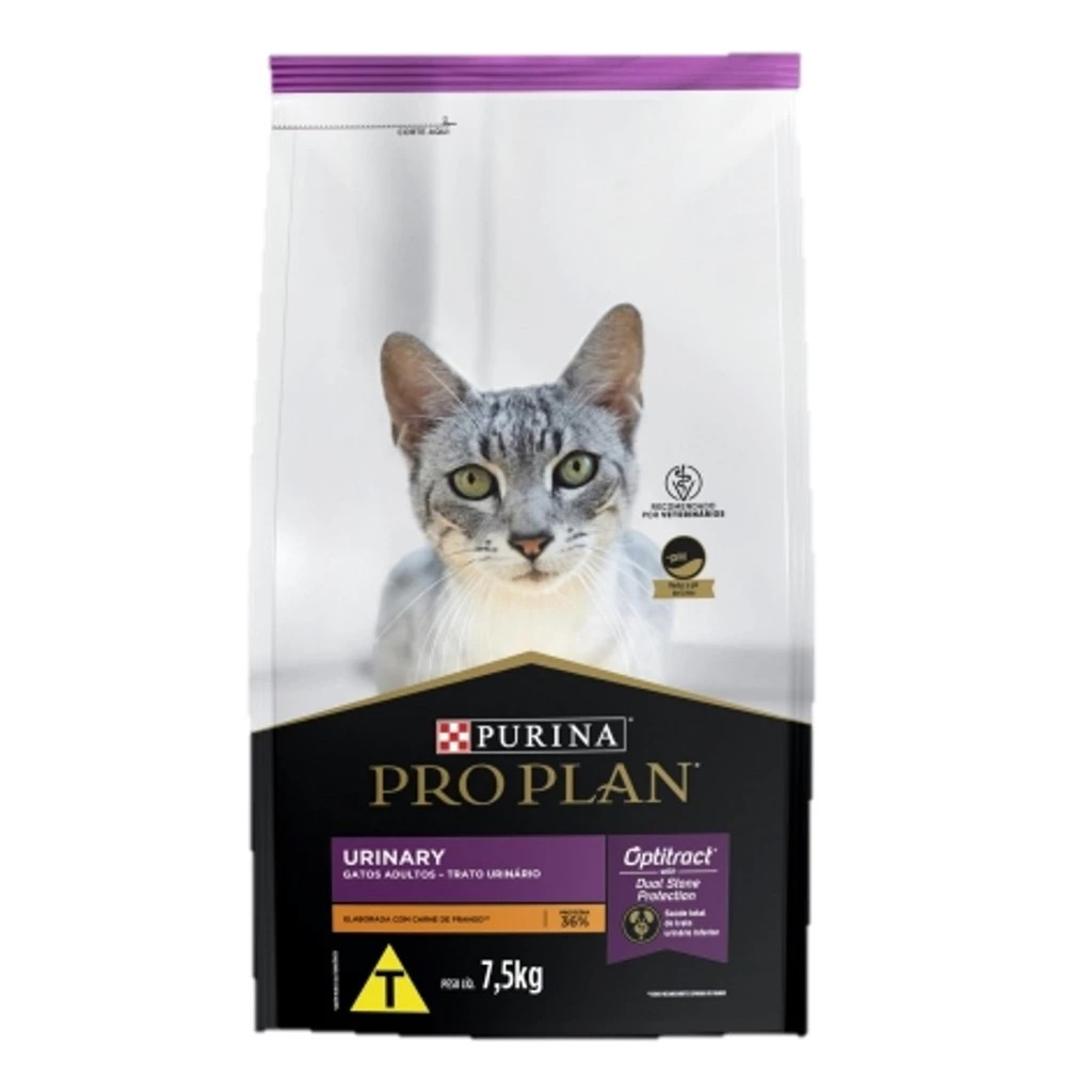 Ração Pro Plan Urinary Gato Adulto Frango 7,5 Kg