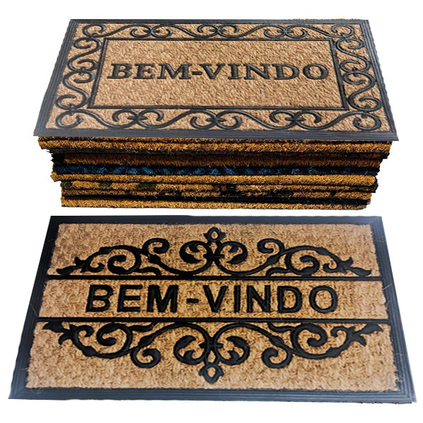 Tapete Capacho Fibra De Coco Emborrachado Grande B