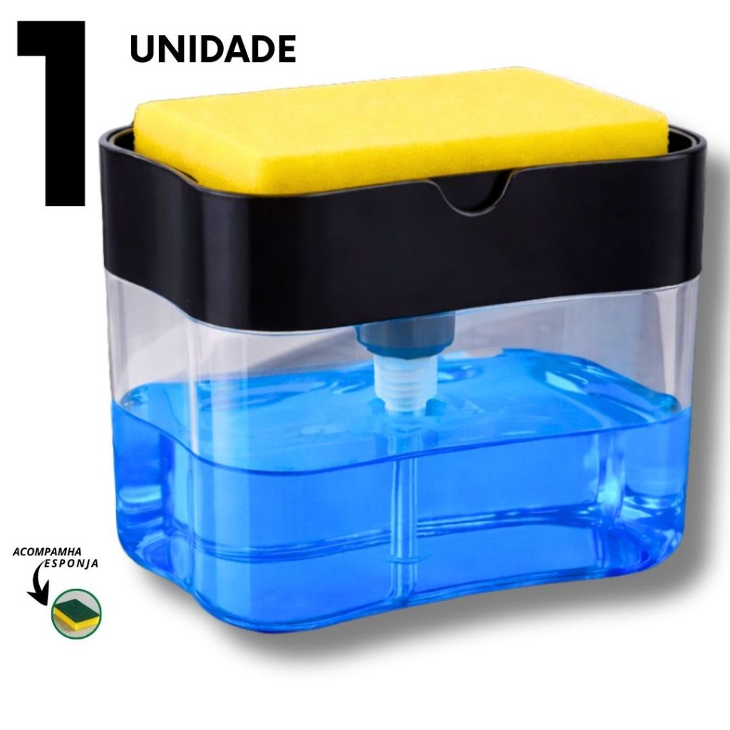 Dispenser de Detergente e Sabão Líquido com Espo