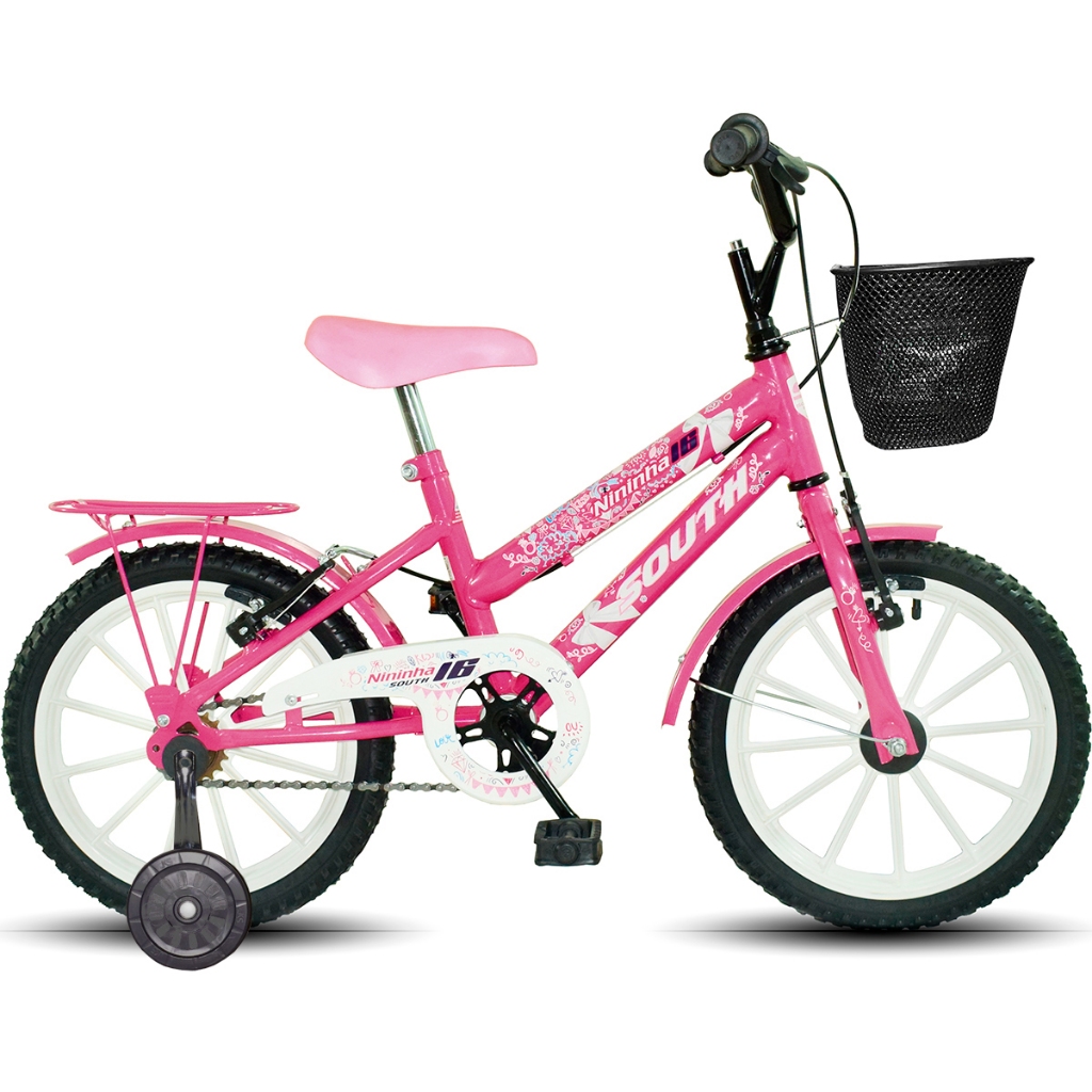 Bicicleta infantil Aro 16 meninas South Nininha Ce