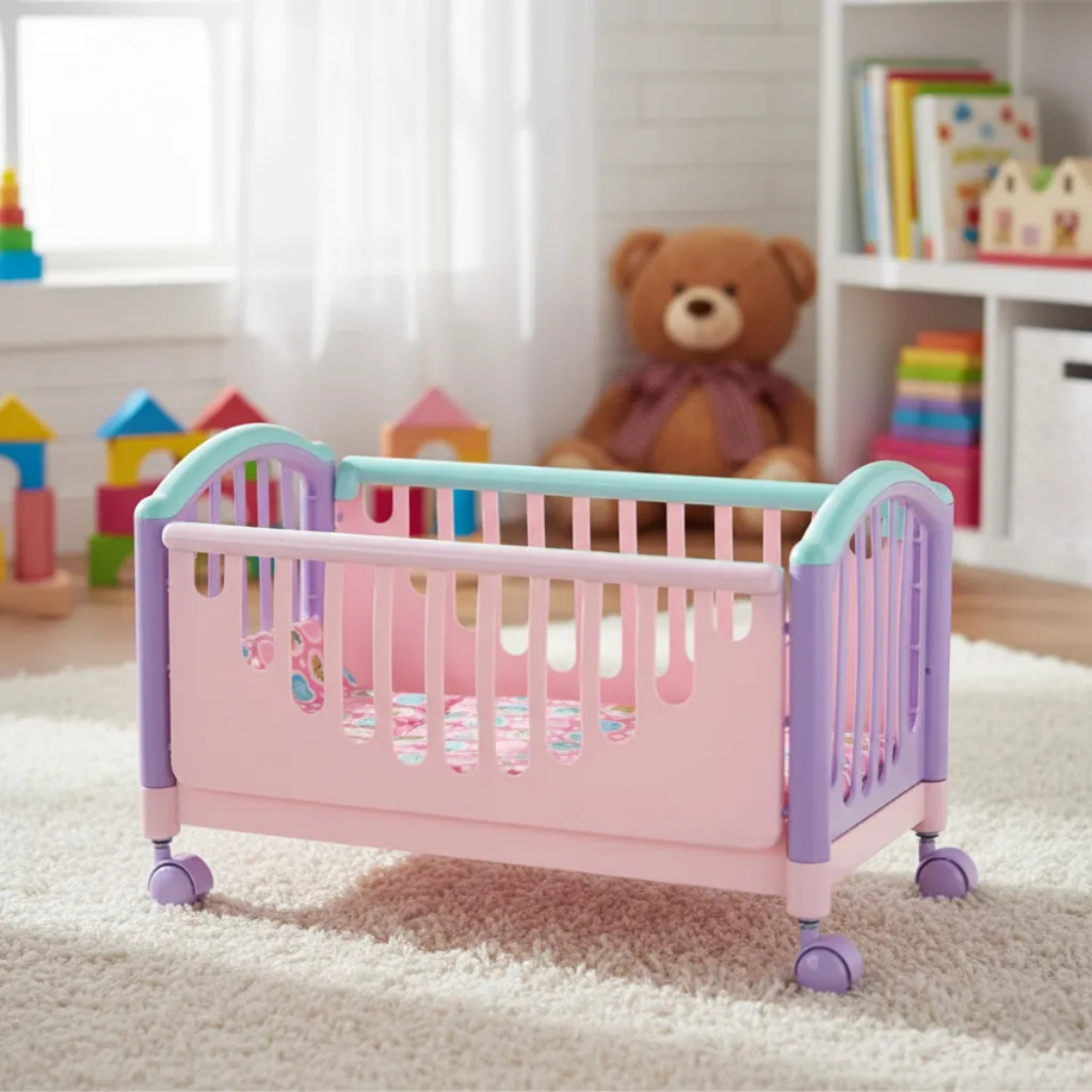 Berço Para Bonecas Bebe Reborn Caminha Para Bonec