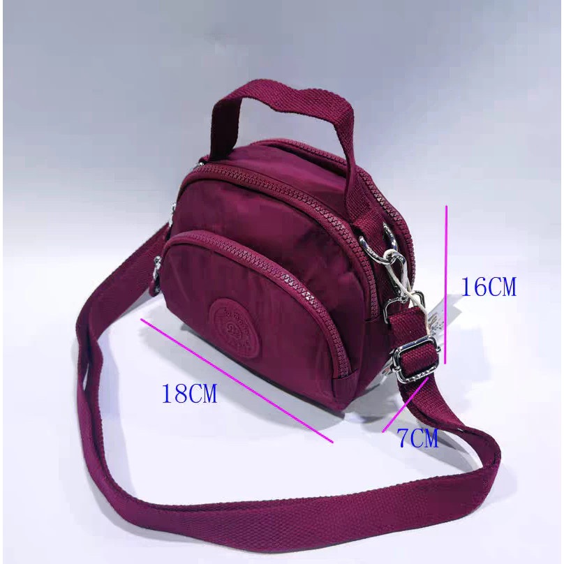 Mini bolsa com alça longa ajustável , grande cap