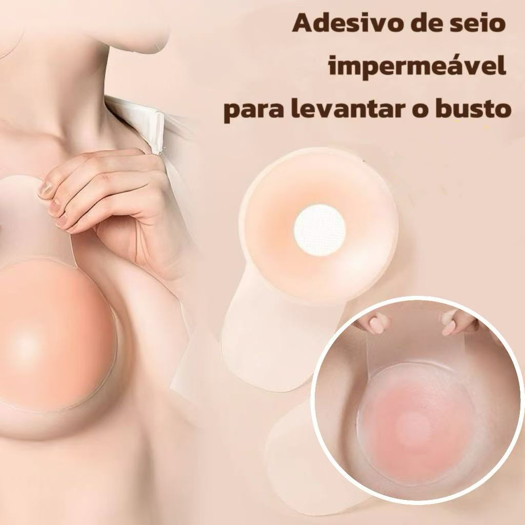 KIT Sutiã Adesivo Silicone levanta seio peito tap