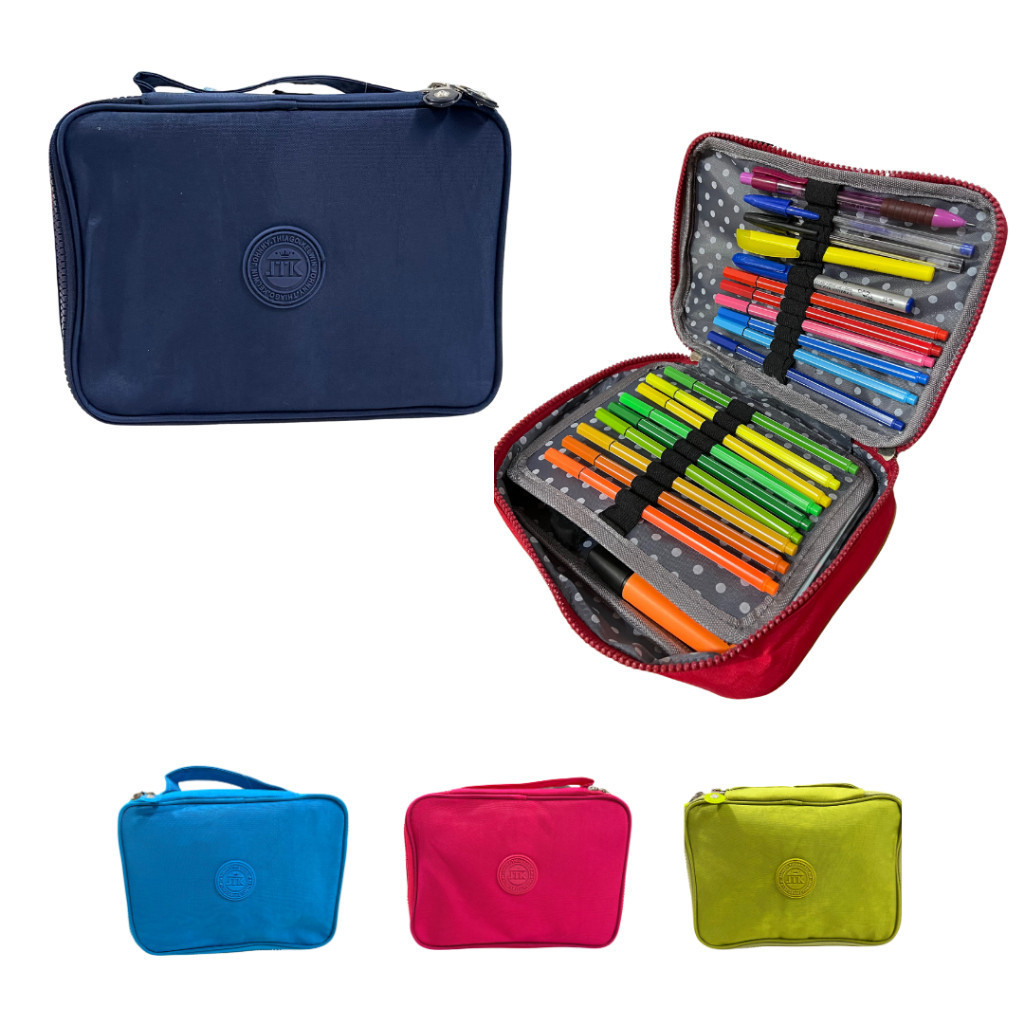 Estojo Escolar Feminino/ Masculino Box Juvenil Mar