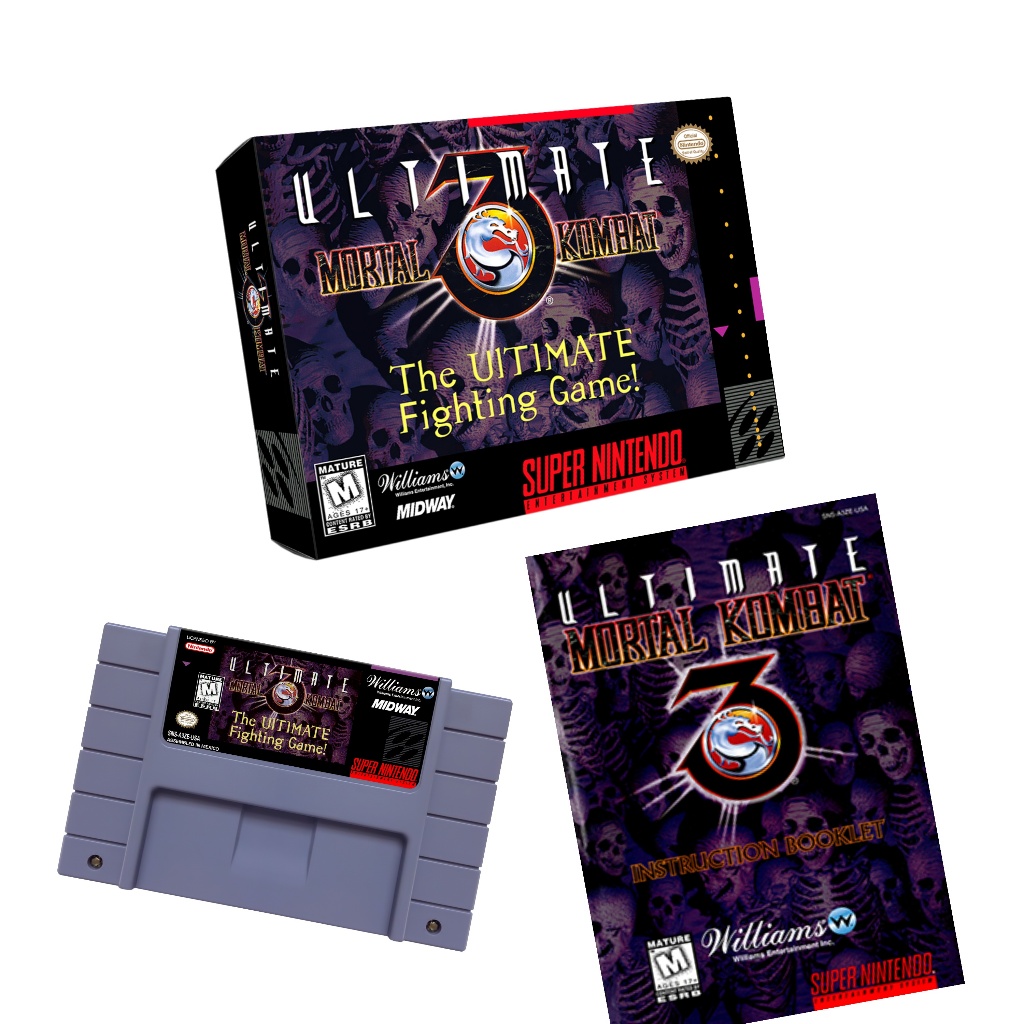 Ultimate Mortal Kombat 3 para super nintendo com c