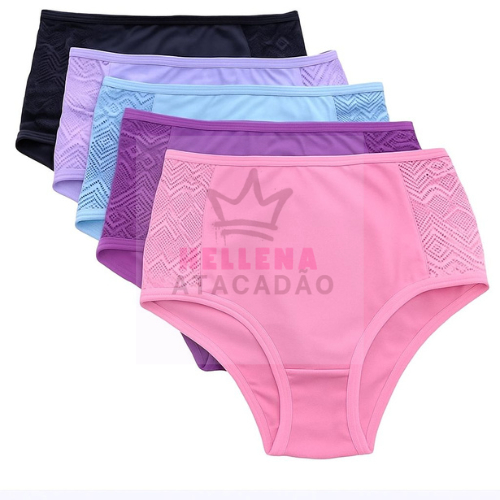 Kit 10 Calcinha Calçola Senhora Plus Size e Regul