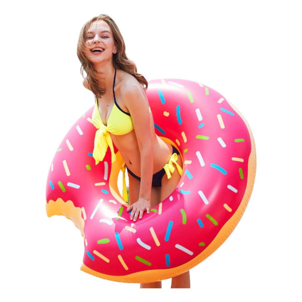 Boia Donuts Rosquinha Piscina Inflavel Criança Ad