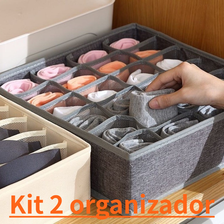 Organizador De Gaveta 33X30X10 24 Ou 12 Ou 6 Divis