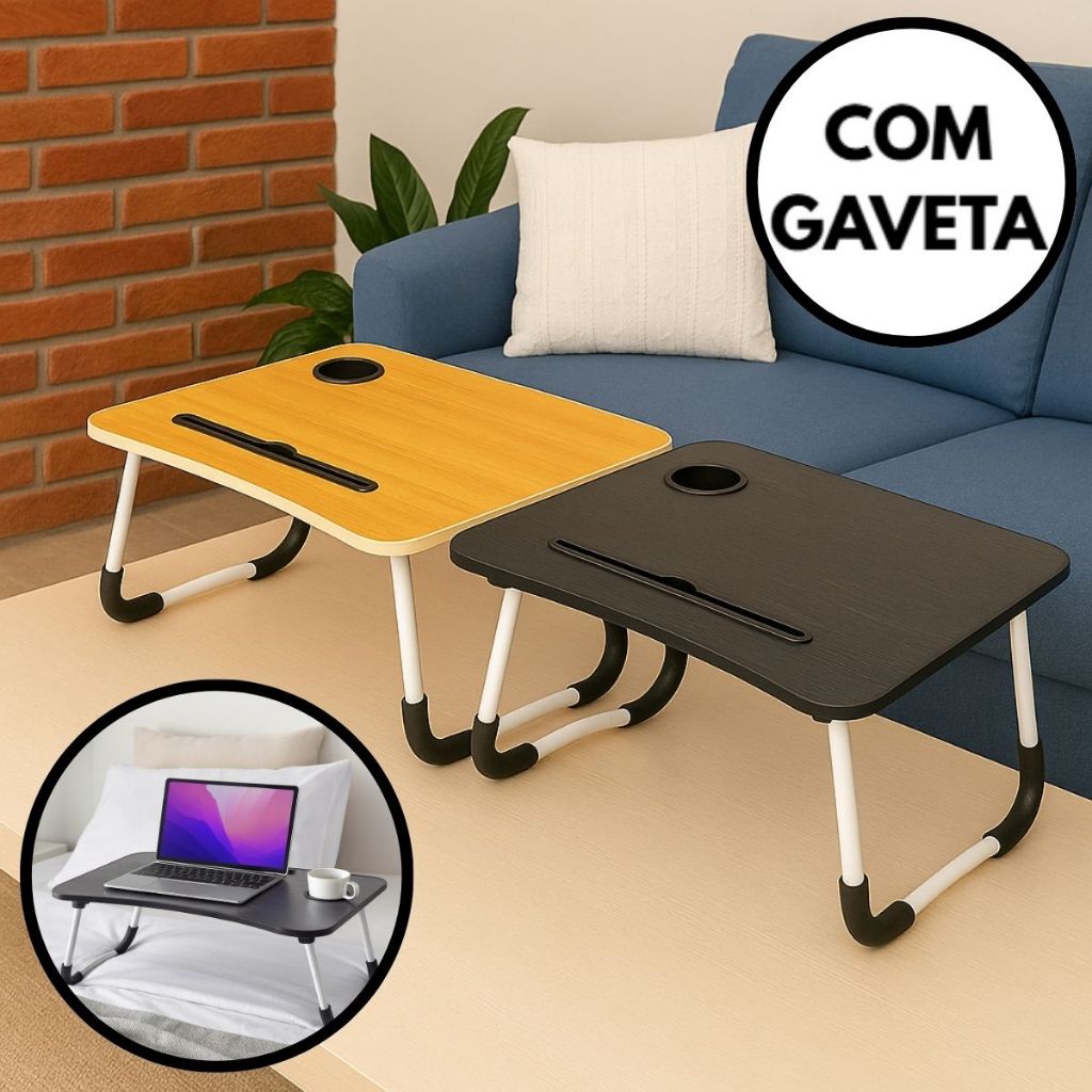 Mesinha para Notebook Dobrável Portátil – 