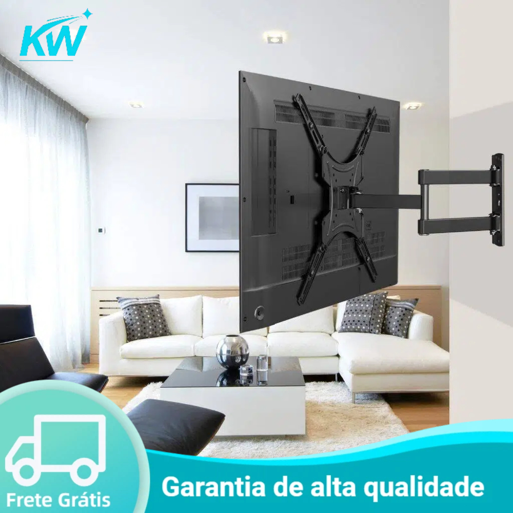Suporte Articulado TV  Full Motion Para Parede 10-