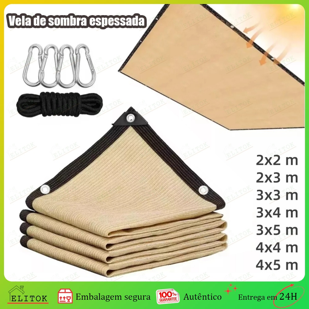 Tela Sombrite Reforçada Para Horta Garagem Piscin