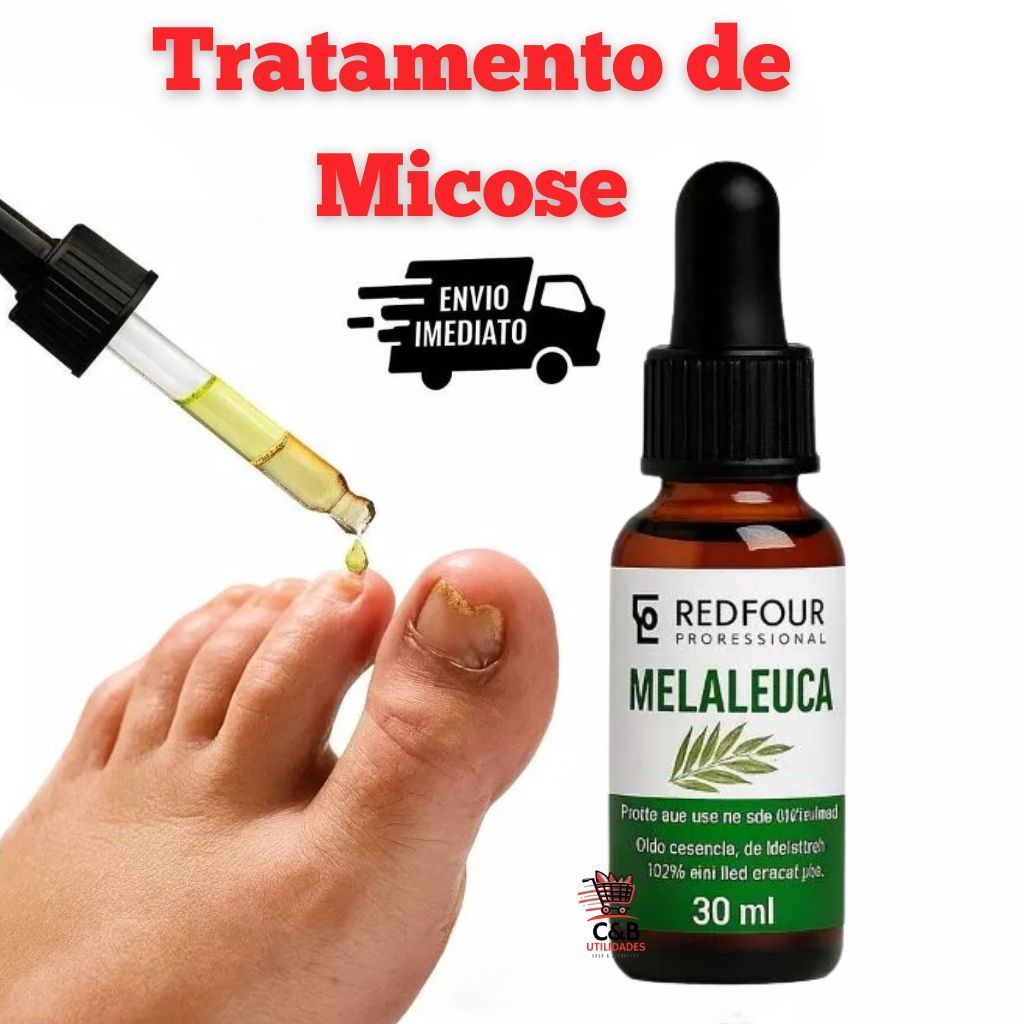 Óleo Essencial De Melaleuca 100% Puro 30ml