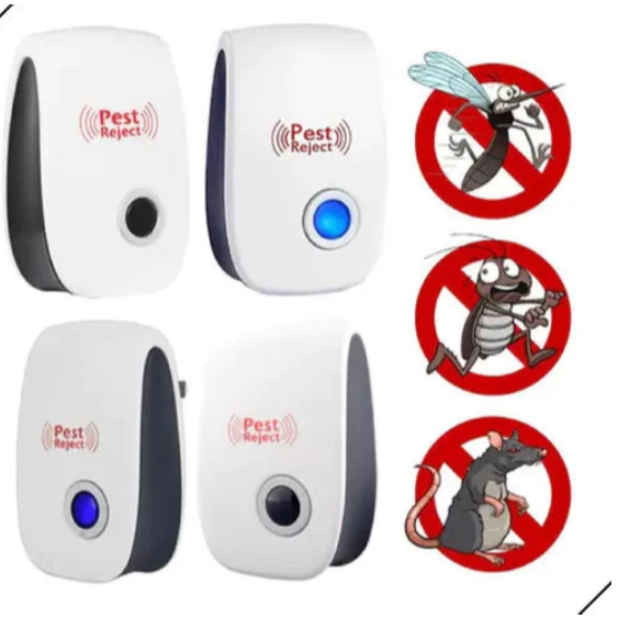 Kit 4 Repelente Ultrassônico Tomada Paki Espanta 