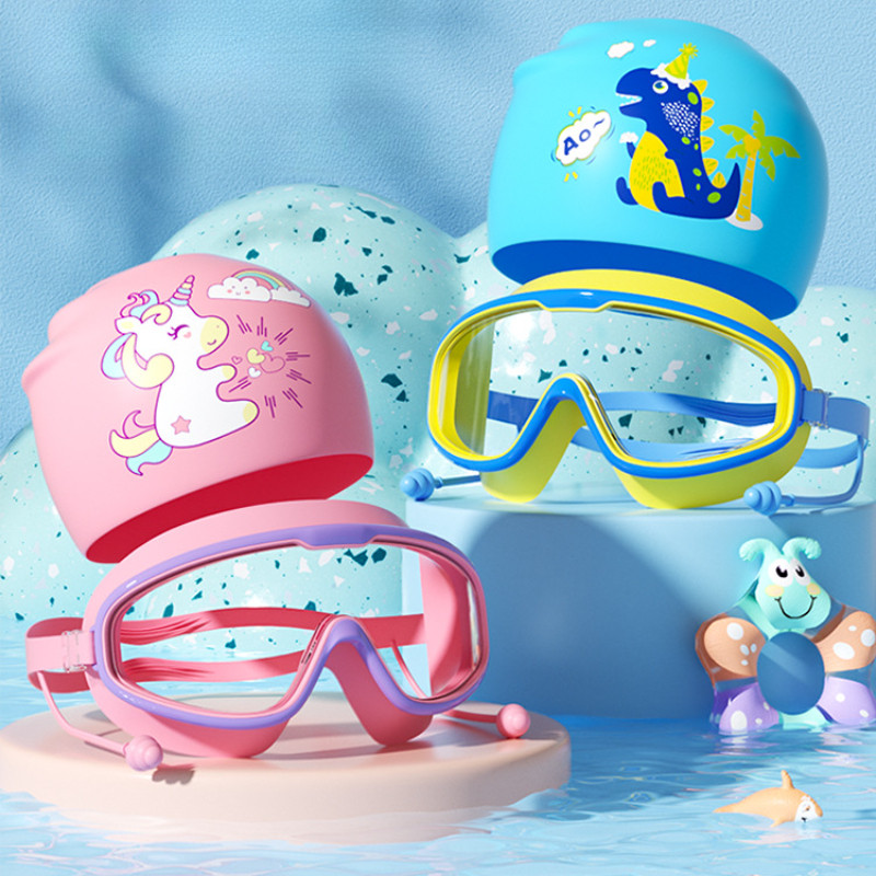 Crianças / adultos óculos de natação HD Anti-N