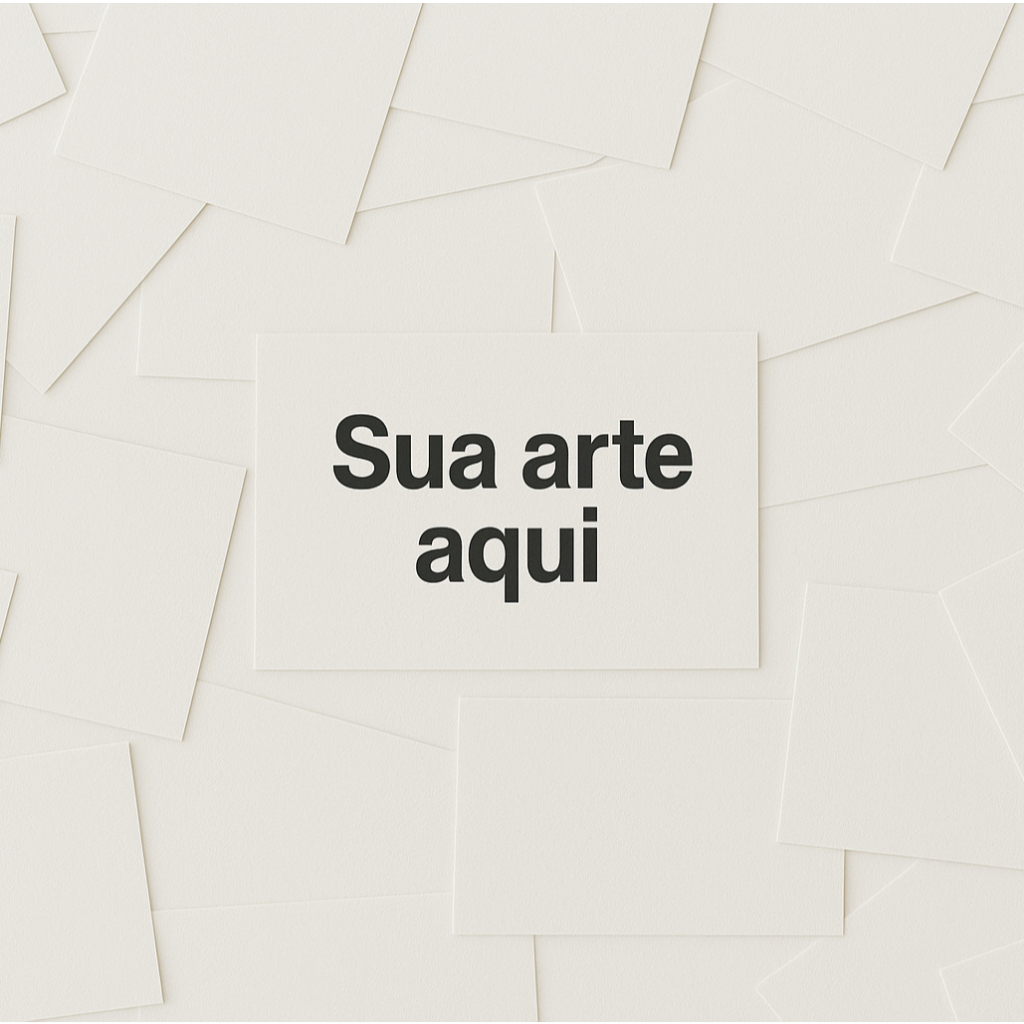 CARTÃO DE VISITA PERSONALIZADO -9×5 cm- Glos