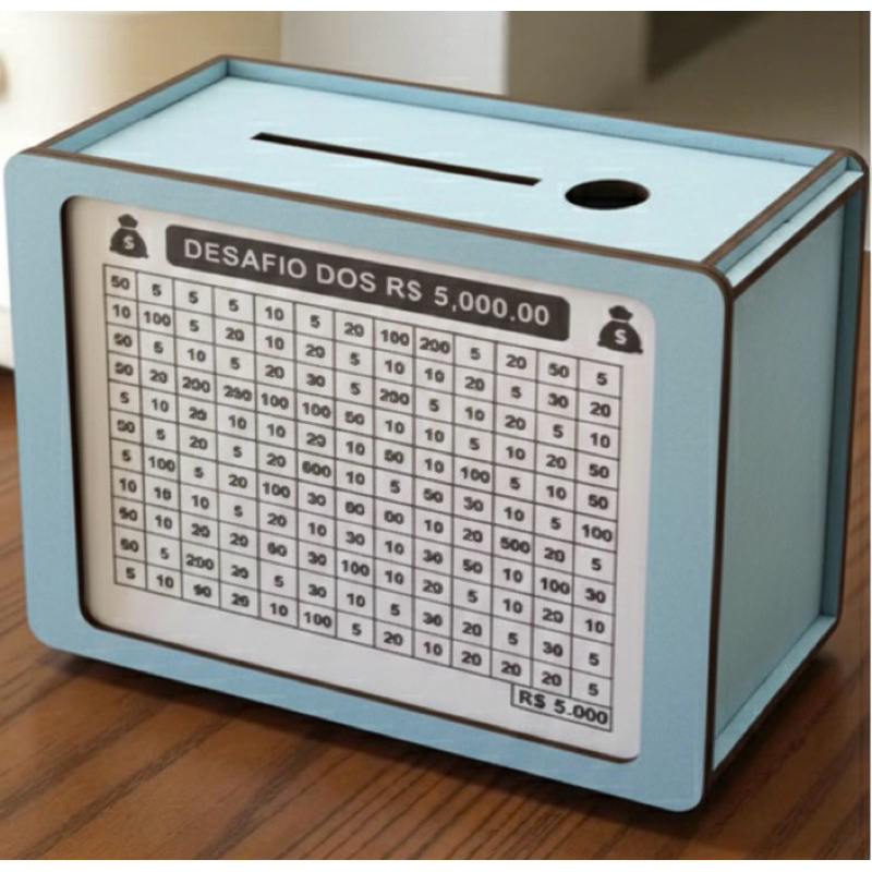 WoodBox Cofre Desafio Japones 5000 10000 1000