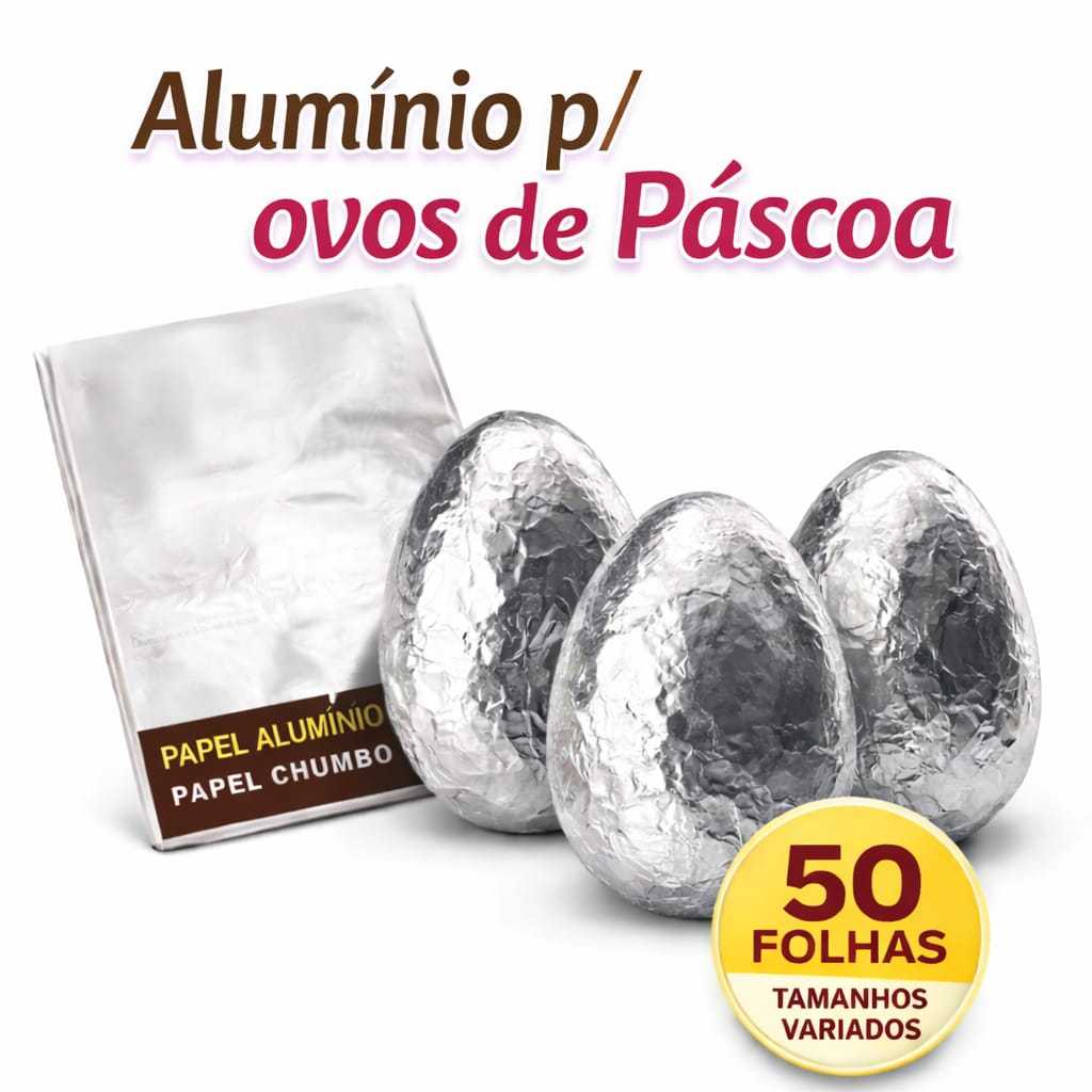 50 unidades de Papel Chumbo para ovos de Páscoa, 