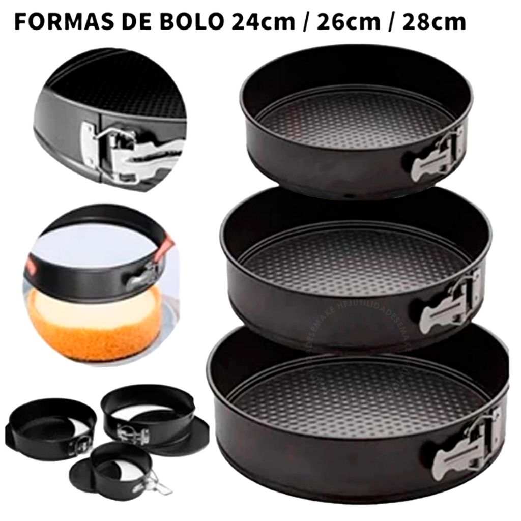 Kit Formas Assadeira Com Fundo Removível Antiader