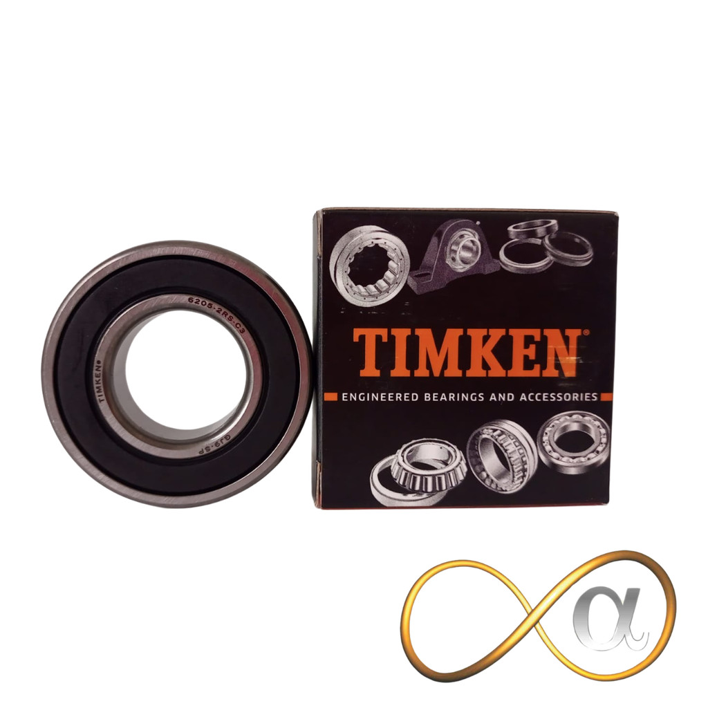 Rolamento TIMKEN 6205 2RSC3 25x52x15mm Indústria 