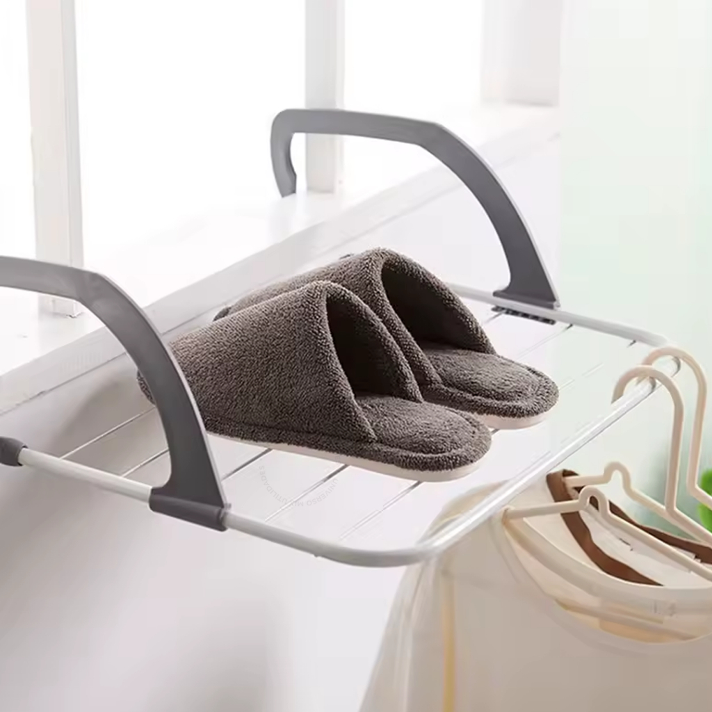 Varal Portátil Para Janela Parede Retrátil Para 