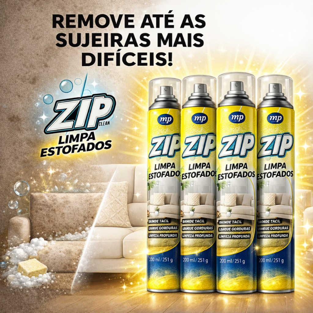 Kit Limpa Estofados Higienizador a Seco Zip  Remov