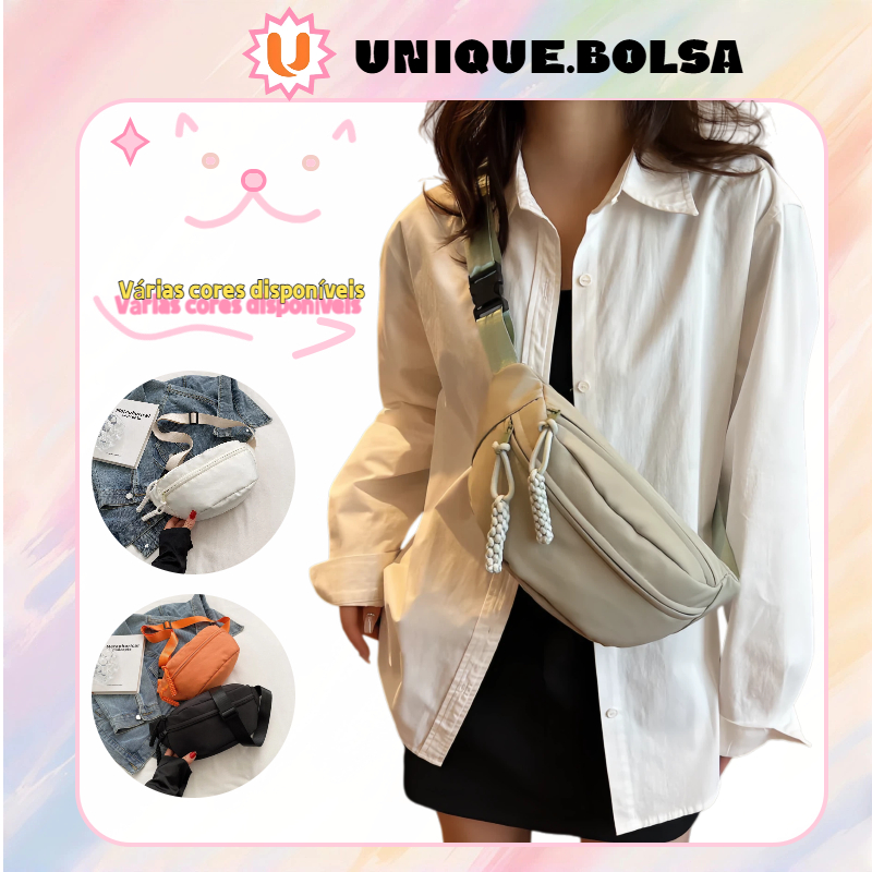 Pochete Crossbody Unissex Impermeável Compacta Le