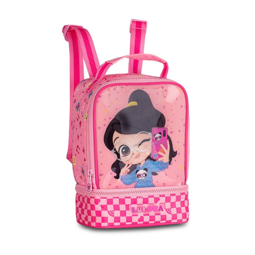 Lancheira Térmica Luluca Infantil Meninas Escolar