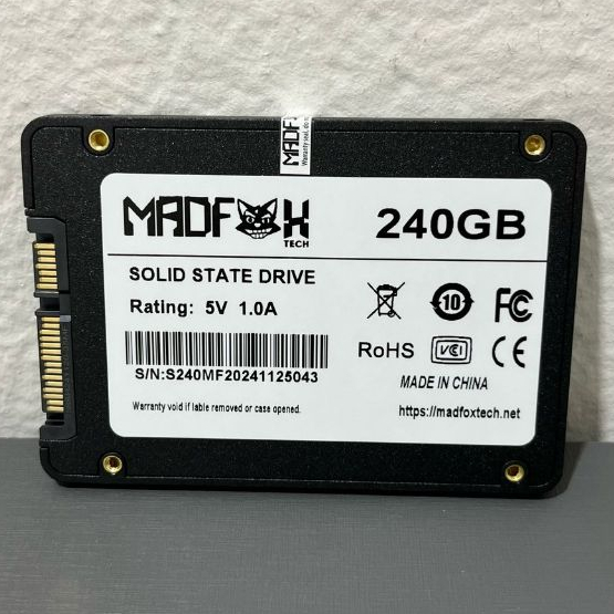 HD SSD SATA 3 MADFOX 120gb – 240gb – 4