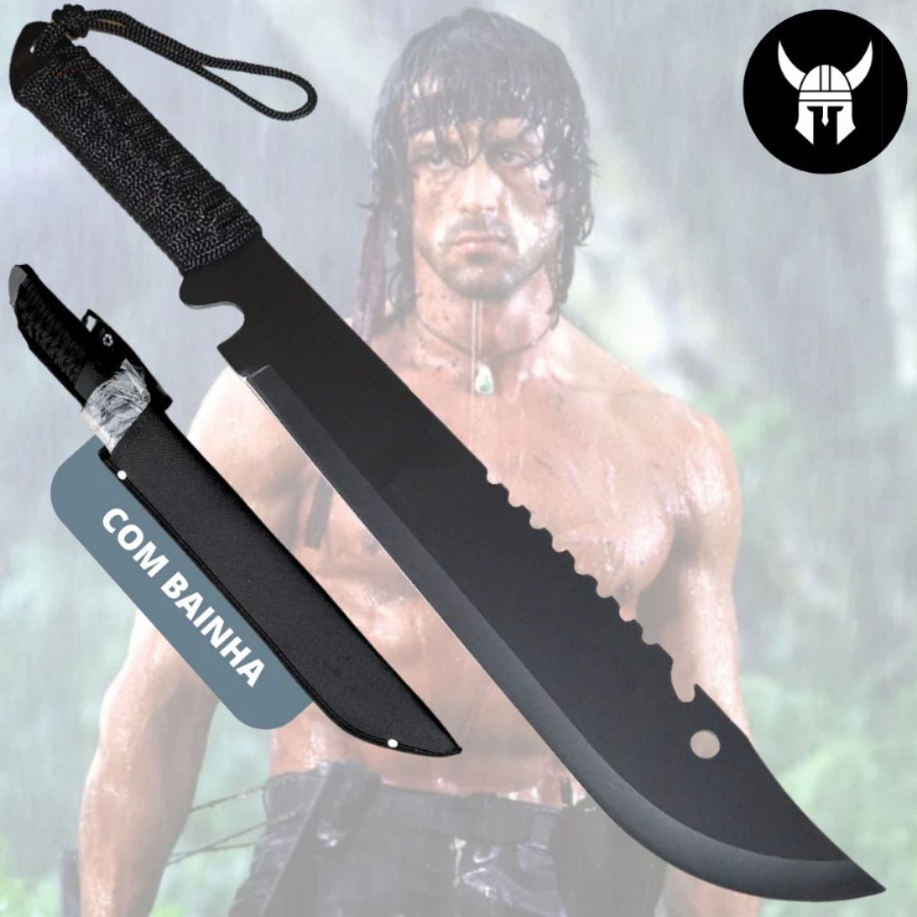 Facão Tático Militar Extremamente Afiado Resiste