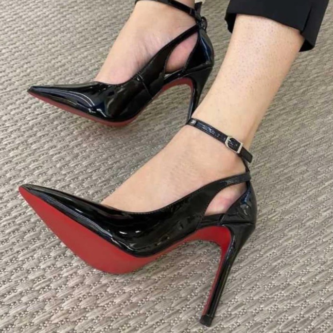 Sandália Feminina Scarpin Salto Fino 10cm SlingBa