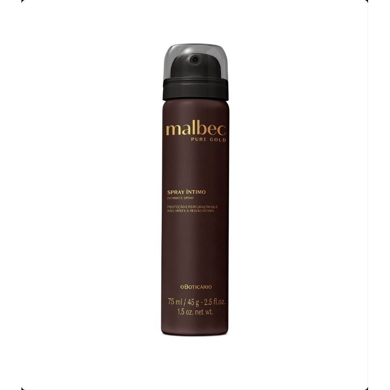 Spray Íntimo Malbec Pure Gold 75ml – O Boti